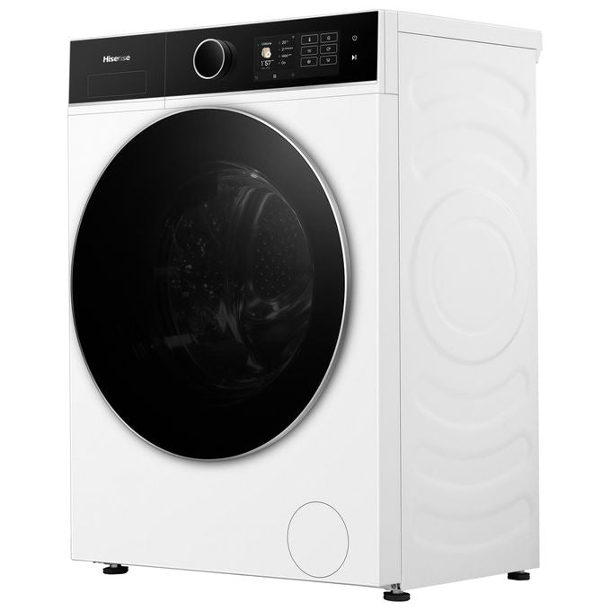 Hisense WD5I8043BWF Lavasciuga Frontale 8-5 Kg 1400 rpm Classe A-D WiFi Vapore (84.5x59.5x47 cm) colore Bianco