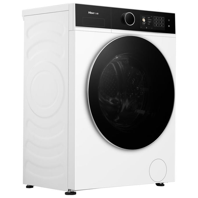 Hisense WD5I8043BWF Lavasciuga Frontale 8-5 Kg 1400 rpm Classe A-D WiFi Vapore (84.5x59.5x47 cm) colore Bianco
