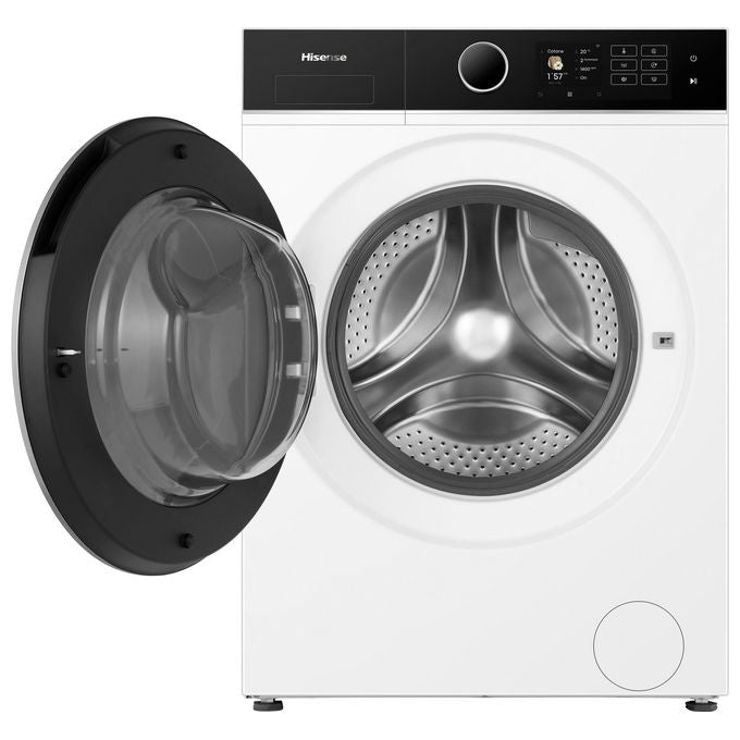 Hisense WD5I8043BWF Lavasciuga Frontale 8-5 Kg 1400 rpm Classe A-D WiFi Vapore (84.5x59.5x47 cm) colore Bianco