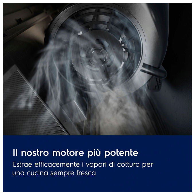 Electrolux LFT826X Serie 700 Breeze Cappa a Camino 60 cm 730 m³-h Classe A 74 dB Touch colore Acciaio Inox