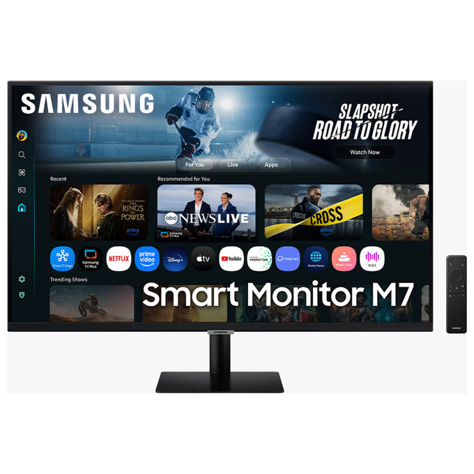 Samsung LS32FM700UUXEN M7 M70F Smart Monitor 32'' 4K UHD VA 60 Hz HDR10 Wi-Fi Bluetooth 5.2 colore Nero