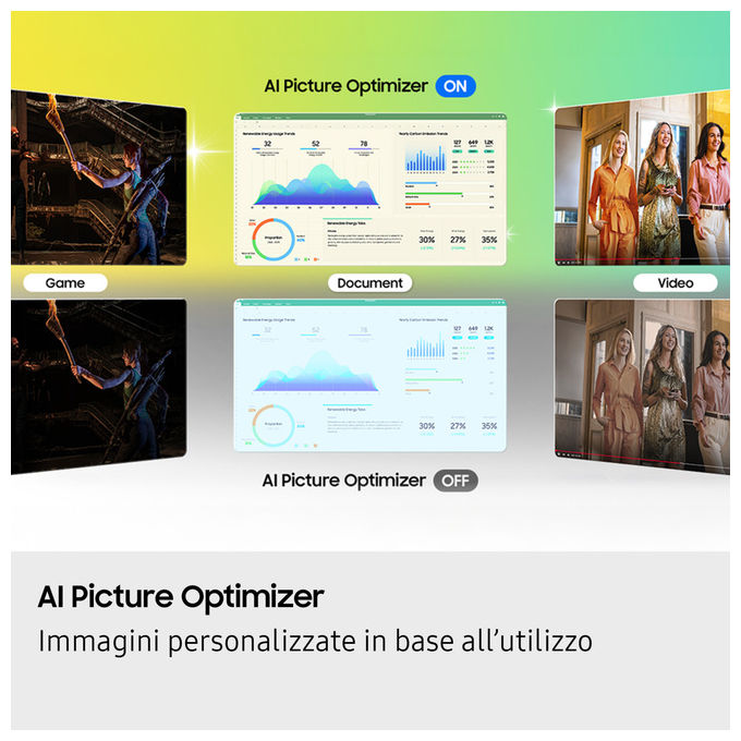 Samsung LS32FM700UUXEN M7 M70F Smart Monitor 32'' 4K UHD VA 60 Hz HDR10 Wi-Fi Bluetooth 5.2 colore Nero