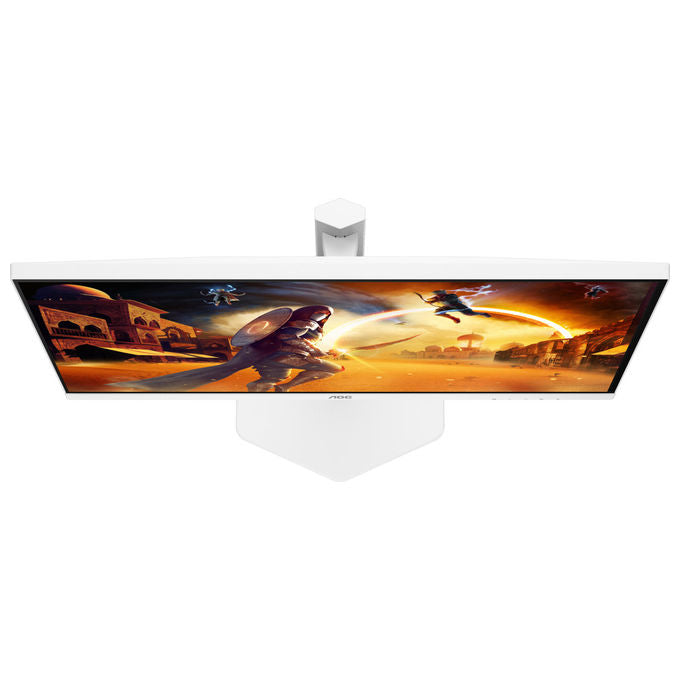 AOC U27G4-WS G4 Monitor Gaming 27'' 4K UHD Fast IPS 160 Hz DisplayHDR 400 HDMI 2.1 colore Argento Bianco