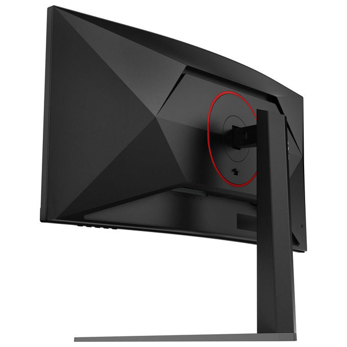 AOC CU34G4 Monitor PC Curvo 34'' WQHD 3440x1440 Fast VA 180Hz 1ms HDR10 AMD FreeSync Premium colore Nero Rosso