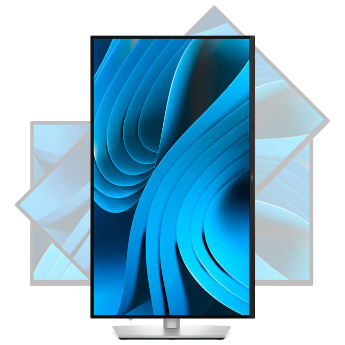 Dell P2725DE Pro Plus Monitor PC 27'' QHD IPS 2560x1440 100Hz USB-C Hub 90W LAN colore Nero Argento