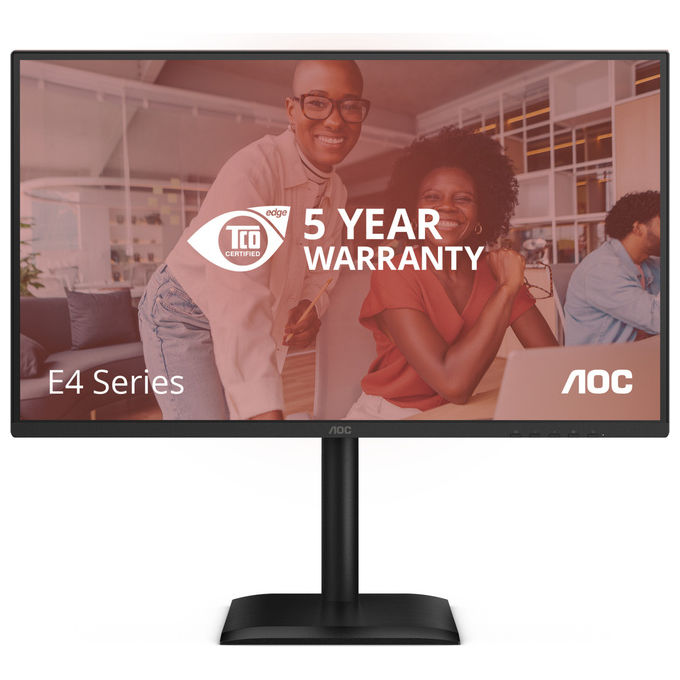AOC Q27E4CV Monitor PC 27'' QHD IPS 120Hz USB-C 90W Power Delivery Hub USB Altoparlanti colore Nero