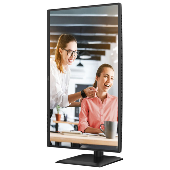 AOC Q27E4CV Monitor PC 27'' QHD IPS 120Hz USB-C 90W Power Delivery Hub USB Altoparlanti colore Nero