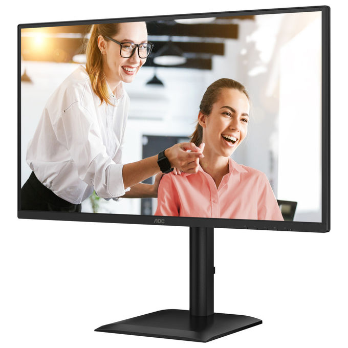 AOC Q27E4CV Monitor PC 27'' QHD IPS 120Hz USB-C 90W Power Delivery Hub USB Altoparlanti colore Nero