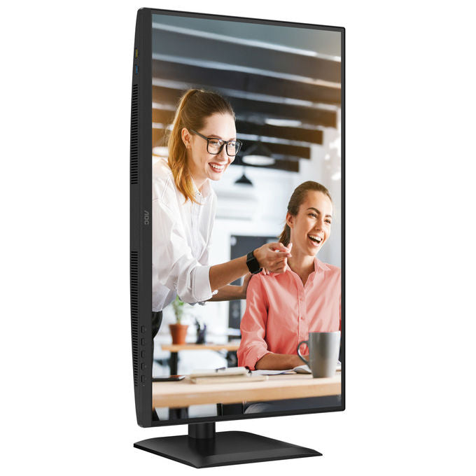 AOC Q27E4CV Monitor PC 27'' QHD IPS 120Hz USB-C 90W Power Delivery Hub USB Altoparlanti colore Nero