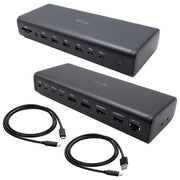 I-tec CA6MONITORDOCKPDIT Docking Station Universale 6 Monitor 4K 60Hz USB-C Power Delivery 140W LAN 2.5 Gbps colore Nero
