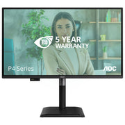 AOC Q27P4U Monitor PC 27'' QHD 2560x1440 IPS 120Hz Hub USB 3.2 HDMI DisplayPort colore Nero