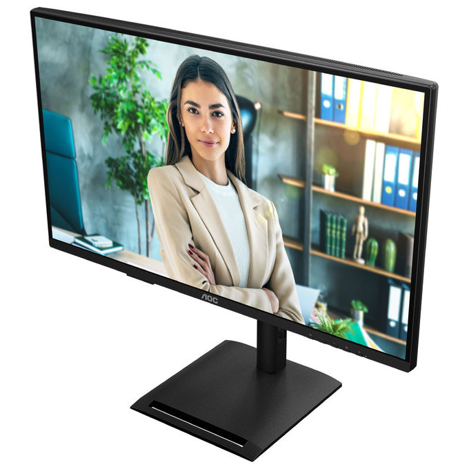 AOC Q27P4U Monitor PC 27'' QHD 2560x1440 IPS 120Hz Hub USB 3.2 HDMI DisplayPort colore Nero