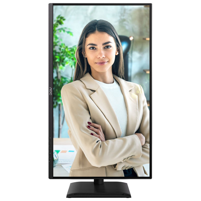 AOC Q27P4U Monitor PC 27'' QHD 2560x1440 IPS 120Hz Hub USB 3.2 HDMI DisplayPort colore Nero