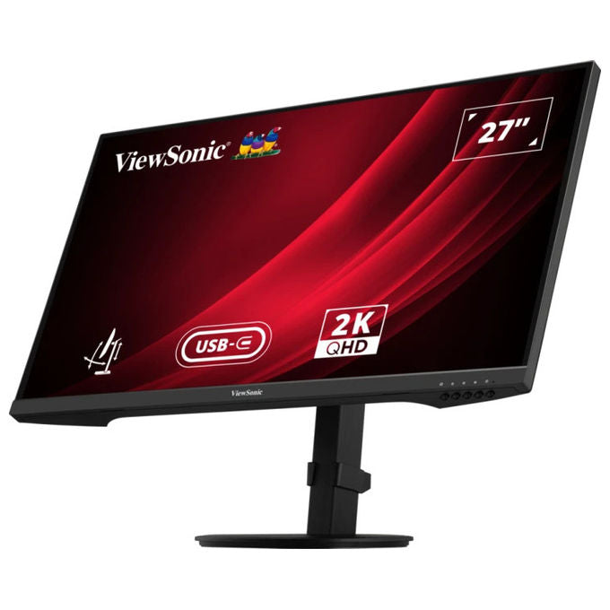 Viewsonic VG2709-2K-MHDU-2 VG Series Monitor PC 27'' QHD IPS 2560x1440 100Hz 4ms HDR10 USB-C Hub USB HDMI DisplayPort colore Nero
