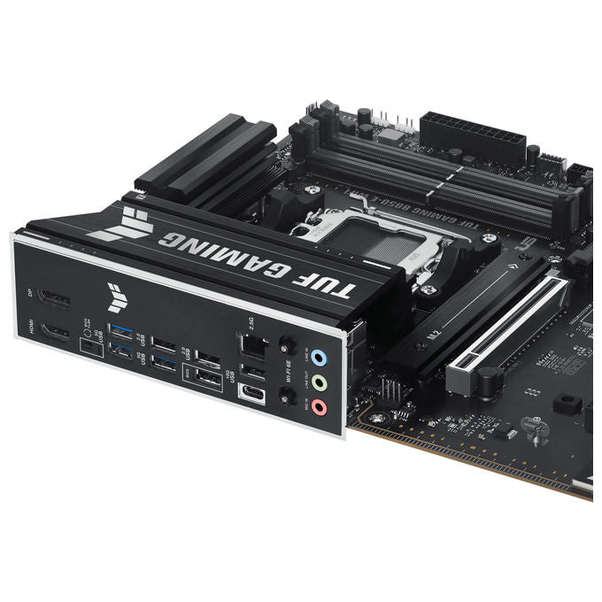 Asus TUF GAMING B850-E WIFI Scheda Madre ATX Socket AM5 DDR5 256GB PCIe 5.0 Wi-Fi 6E Bluetooth 5.3 LAN 2.5Gb USB-C 20Gbps Aura Sync colore Multicolore