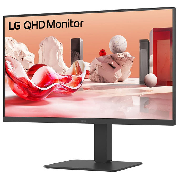 LG 27BA54QB-B Monitor PC 27'' QHD IPS 2560x1440 75Hz HDR10 USB Hub KVM colore Nero