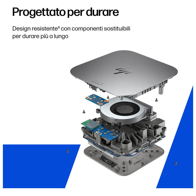 HP 9X472UT Thunderbolt 4 G6 Docking Station 100W USB-C 5K Ultra HD 2500 Mbit-s colore Grigio