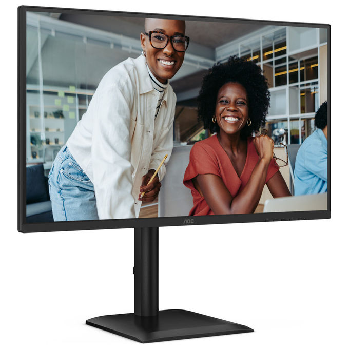 AOC Q27E4U Monitor PC 27'' QHD 2560x1440 IPS 120Hz 4ms Adaptive Sync Hub USB Altoparlanti colore Nero