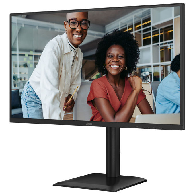 AOC Q27E4U Monitor PC 27'' QHD 2560x1440 IPS 120Hz 4ms Adaptive Sync Hub USB Altoparlanti colore Nero