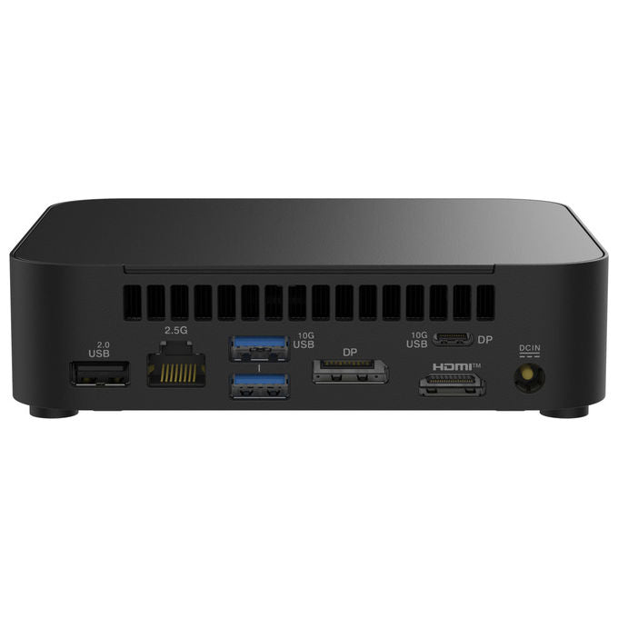 Asus RNUC14MNK9700002 NUC 14 Essential Mini PC Barebone Intel N97 4 Core DDR5 Wi-Fi 6E Bluetooth 5.3 colore Nero