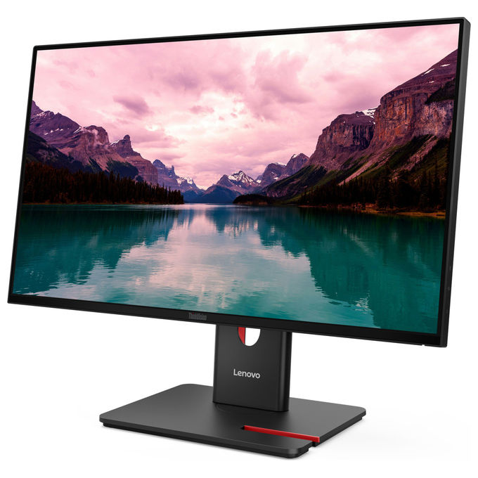 Lenovo 64A4MATXEU ThinkVision T24-40 Monitor PC 23.8'' Full HD IPS 1920x1080 120 Hz Hub USB 3.2 HDMI DisplayPort VGA VESA colore Nero