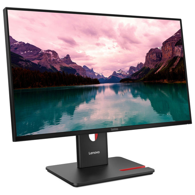 Lenovo 64A4MATXEU ThinkVision T24-40 Monitor PC 23.8'' Full HD IPS 1920x1080 120 Hz Hub USB 3.2 HDMI DisplayPort VGA VESA colore Nero
