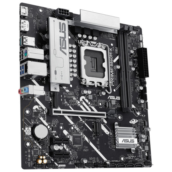 Asus PRIME B860M-K Scheda Madre micro ATX Socket LGA 1851 Intel B860 DDR5 128 GB 2.5GbE M.2 PCIe 5.0