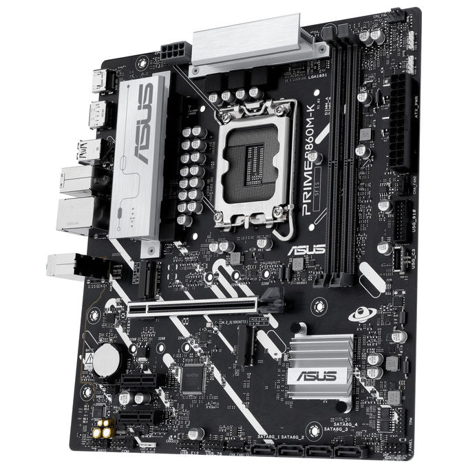 Asus PRIME B860M-K Scheda Madre micro ATX Socket LGA 1851 Intel B860 DDR5 128 GB 2.5GbE M.2 PCIe 5.0
