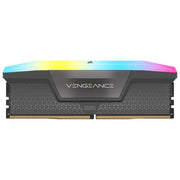 Corsair CMH32GX5M2B6400Z36 Vengeance RGB Kit Memoria RAM 32GB 2x16GB DDR5 6400MHz CL36 AMD EXPO Intel XMP 3.0 colore Grigio