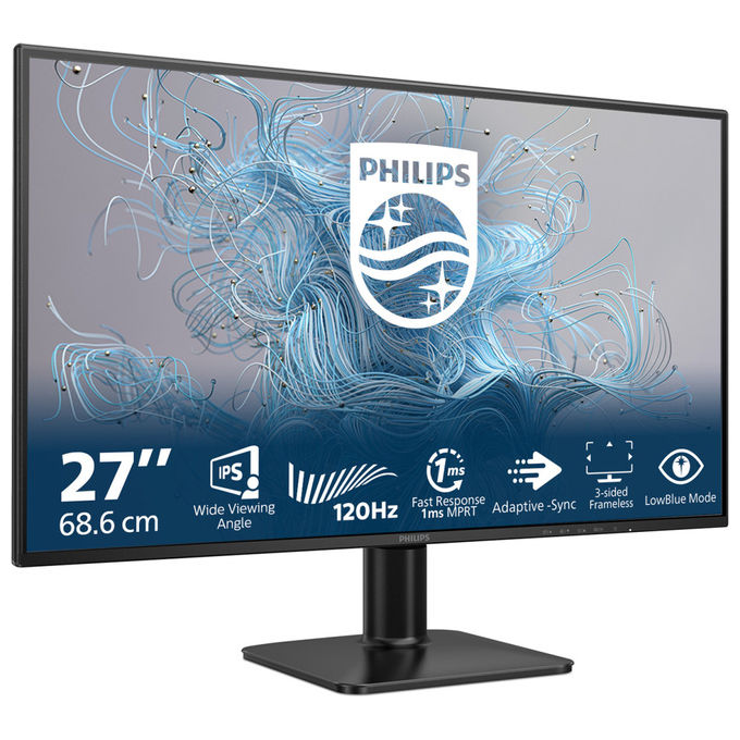 Philips 27E2N1110-00 Serie 1000 Monitor PC 27'' Full HD IPS 120Hz 4ms VESA colore Nero