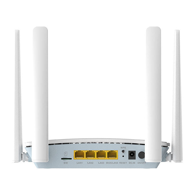 D-Link G403C-E Router Wireless 4G LTE Wi-Fi 4 N300 Banda Singola 2.4 GHz Fast Ethernet NanoSIM colore Bianco