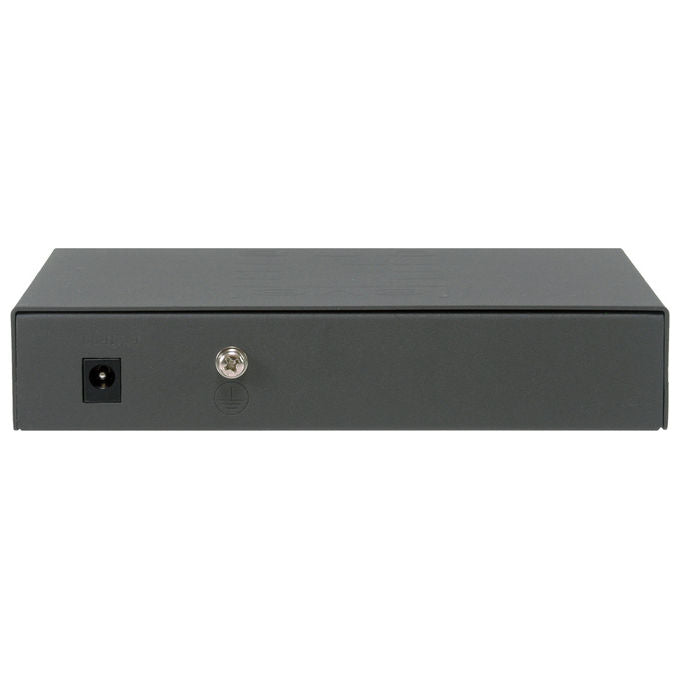 LevelOne GEP-0625 Switch Non Gestito 5 Porte 2.5G Ethernet 4 Porte PoE+ 1 Slot SFP+ 10G 35 Gbps Fanless colore Nero