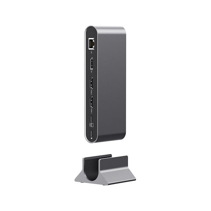 Acer HP.DSCAB.022 Docking Station USB-C 15 in 1 2x HDMI DisplayPort 100W PD Gigabit Ethernet colore Grigio