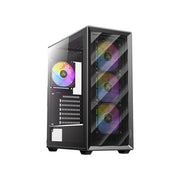 Antec AX85 ARGB Case Midi Tower ATX Micro-ATX Mini-ITX Vetro Temperato 4 Ventole ARGB 120mm Filtro Antipolvere colore Nero