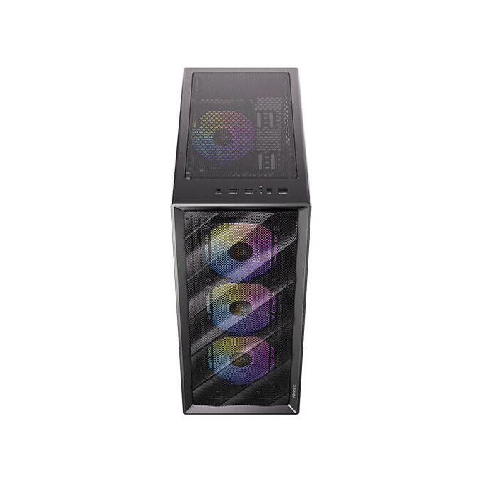 Antec AX85 ARGB Case Midi Tower ATX Micro-ATX Mini-ITX Vetro Temperato 4 Ventole ARGB 120mm Filtro Antipolvere colore Nero