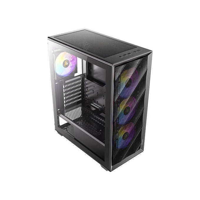 Antec AX85 ARGB Case Midi Tower ATX Micro-ATX Mini-ITX Vetro Temperato 4 Ventole ARGB 120mm Filtro Antipolvere colore Nero