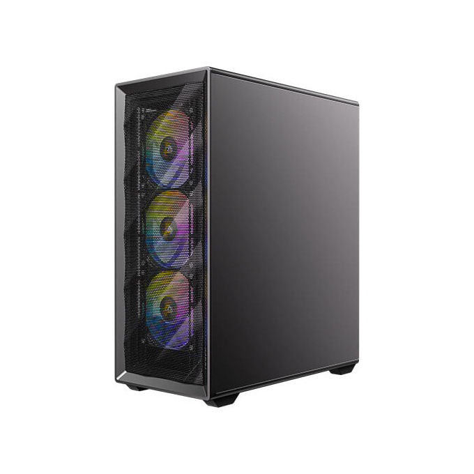 Antec AX85 ARGB Case Midi Tower ATX Micro-ATX Mini-ITX Vetro Temperato 4 Ventole ARGB 120mm Filtro Antipolvere colore Nero