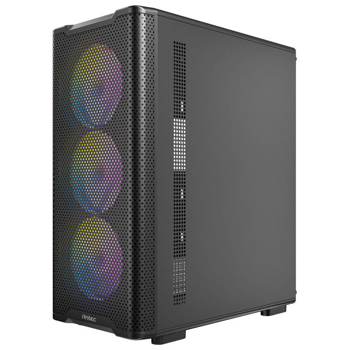 Antec VX-310 ARGB Case PC Mid Tower ATX Vetro Temperato Mesh 4 Ventole ARGB USB 3.0 colore Nero
