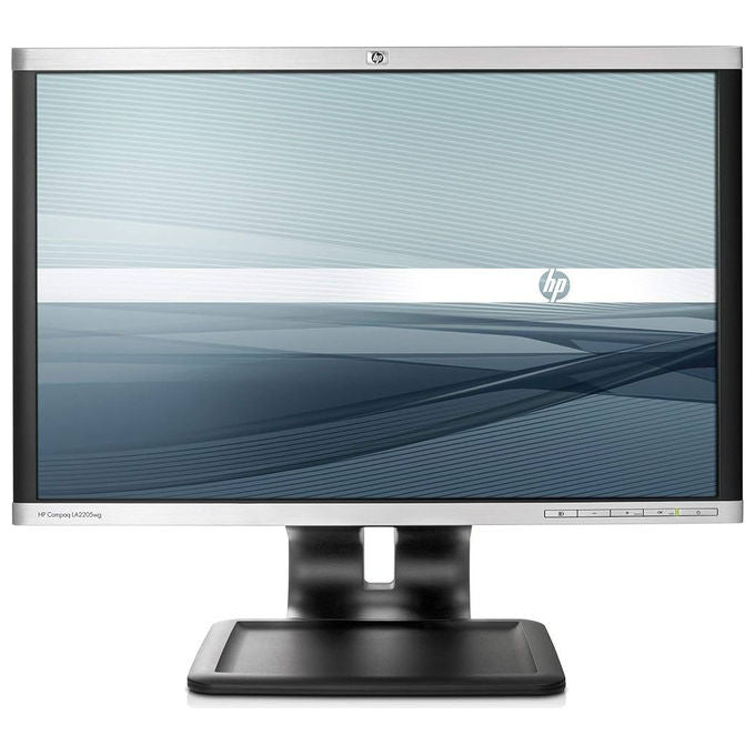 HP LA2205WG Monitor PC 22'' TN 1680x1050 5ms DisplayPort DVI 3 USB Rigenerato colore Nero
