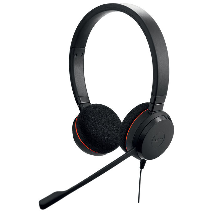 Jabra 4999-823-169 Evolve 20 Cuffie PC Cablate Stereo USB Type-C USB Type-A Microfono con Cancellazione del Rumore colore Nero