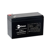 Elsist BT007R Batteria Ricaricabile Piombo VRLA 12V 7Ah 20h colore Nero