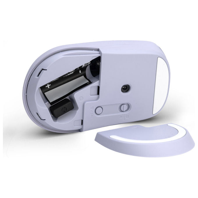 HP AZ7B7AA#ABB Mouse Wireless Silenzioso 400 Ambidestro Bluetooth 5.2 6000 DPI 5 Tasti Autonomia 24 Mesi colore Viola