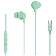 Celly UP1600TYPECGN Auricolari In-ear Cablati USB-C con Microfono Stereo 1,2 m colore Verde