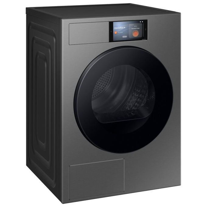 Samsung DV90F09F4SU3 Serie 9 Asciugatrice Pompa di Calore 9 Kg Classe A WiFi OptimalDry AI Energy (85x60x60 cm) colore Grafite