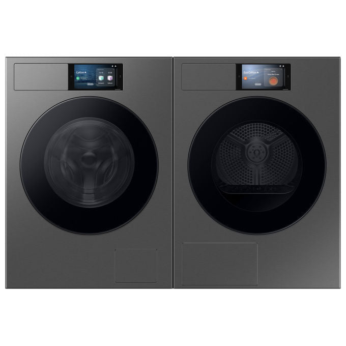 Samsung DV90F09F4SU3 Serie 9 Asciugatrice Pompa di Calore 9 Kg Classe A WiFi OptimalDry AI Energy (85x60x60 cm) colore Grafite
