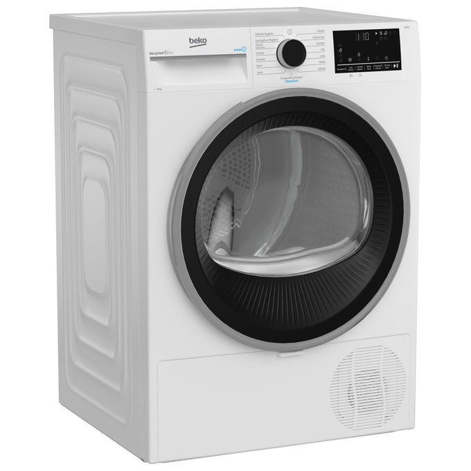 Beko BT3103IS_IT Asciugatrice Pompa di Calore 10 Kg Classe C Motore Inverter SteamCure 15 Programmi (85x60x67 cm) colore Bianco