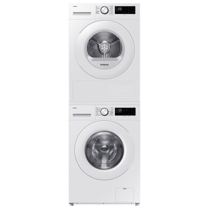 Samsung DV90DG52A0TEET Crystal EcoDry Asciugatrice Pompa di Calore 9 Kg Classe A+++ OptimalDry Wi-Fi (85x60x60 cm) colore Bianco