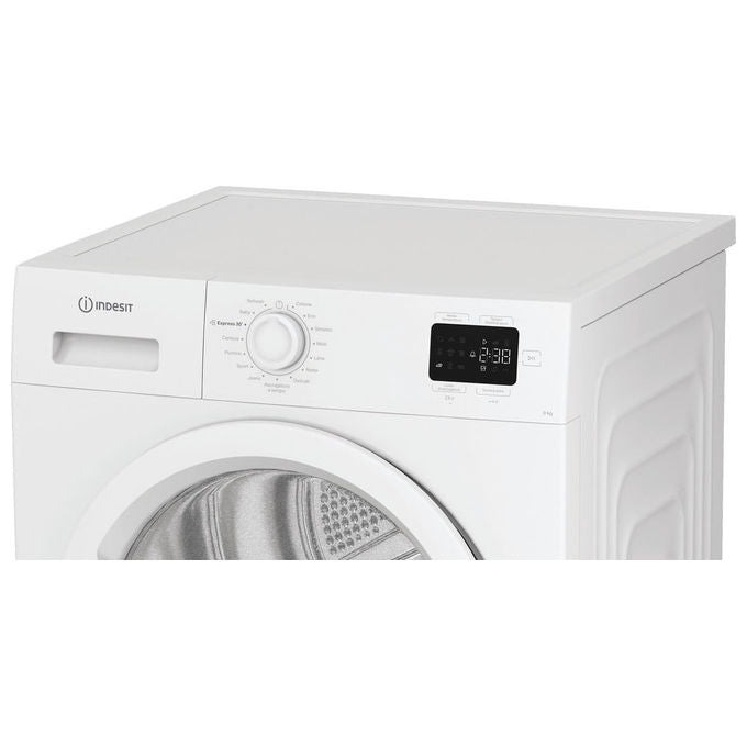 Indesit C YD 94D WW IT Asciugatrice Pompa di Calore 9 Kg Classe C 63 dB QuickDry Display Digitale (84,6x59,8x67,2 cm) colore Bianco