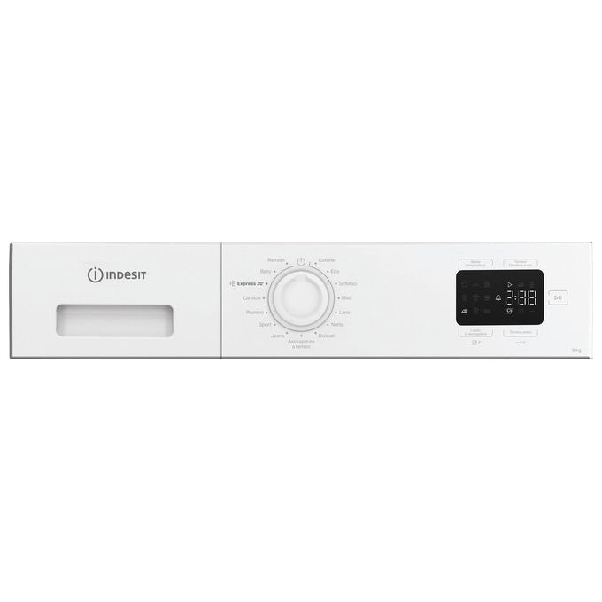 Indesit C YD 94D WW IT Asciugatrice Pompa di Calore 9 Kg Classe C 63 dB QuickDry Display Digitale (84,6x59,8x67,2 cm) colore Bianco
