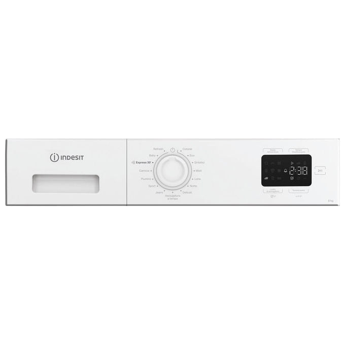 Indesit CYD84DWWIT Asciugatrice Pompa di Calore 8 Kg Classe C Display Digitale Partenza Ritardata 24h (85x60x61 cm) colore Bianco
